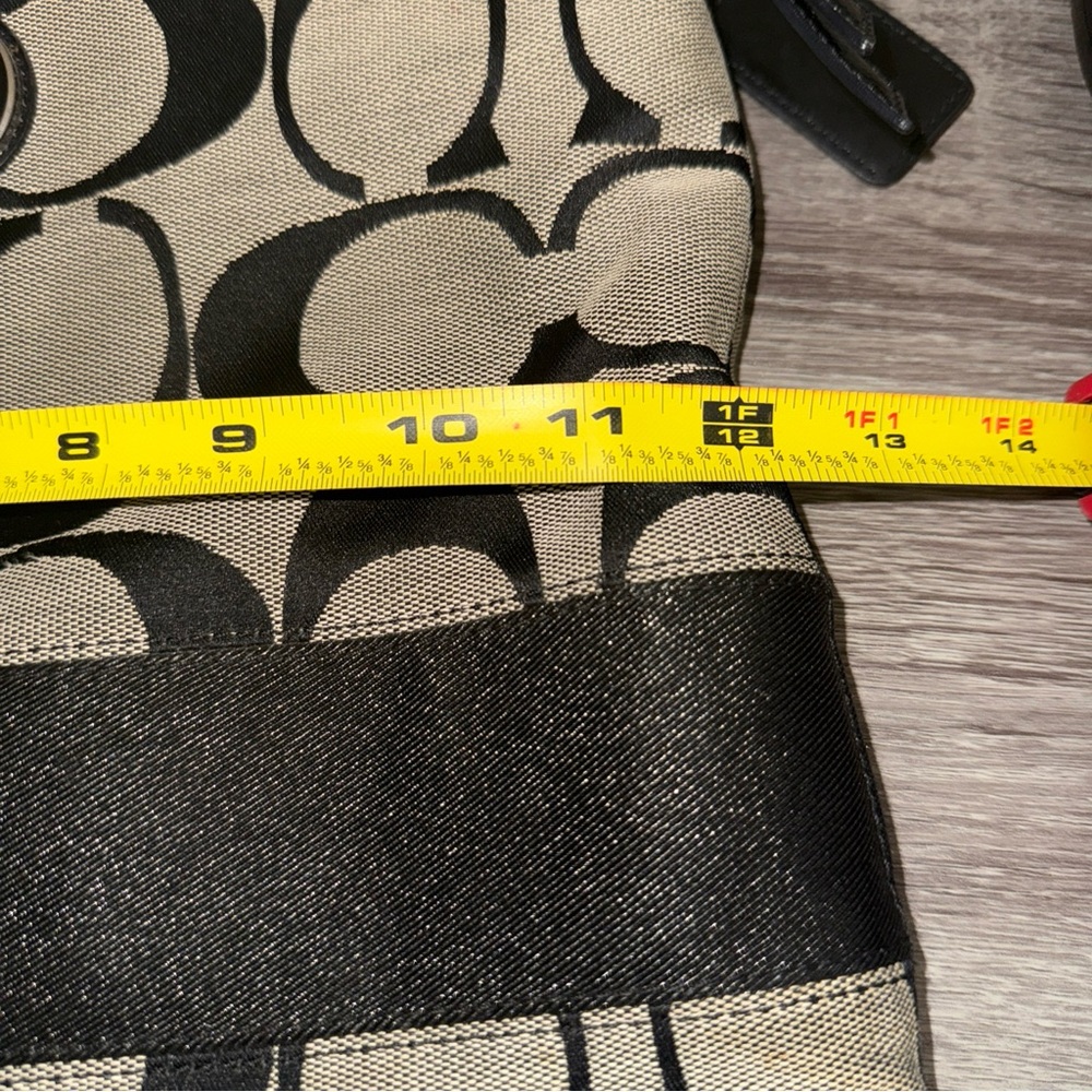 COACH CROSSBODY PURSE  Signature Stripe‎ No. A1276-F19220 - Picture 13 of 14